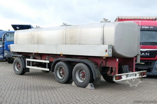 Tankanhänger Blumhardt L 24/75 e, Edelstahl, 19m³, 3 Kammern
