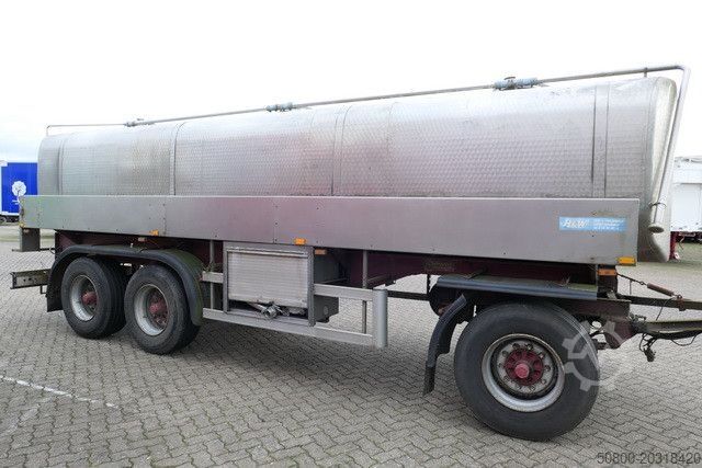 Tankanhänger Blumhardt L 24/75 e, Edelstahl, 19m³, 3 Kammern