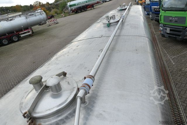 Tankanhänger Blumhardt L 24/75 e, Edelstahl, 19m³, 3 Kammern