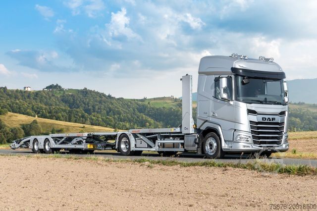 Autószállító teherautó DAF XF Autotransporter für 6 PKW'S VDI Zertifiziert