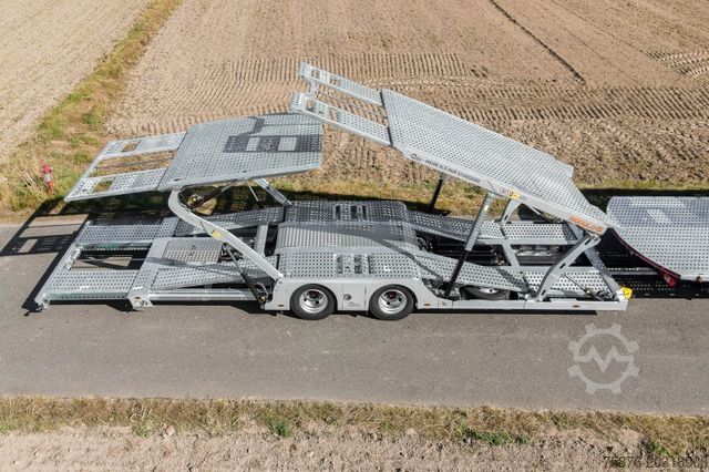 Autószállító teherautó DAF XF Autotransporter für 6 PKW'S VDI Zertifiziert