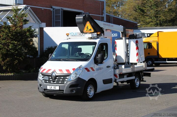 Vrachtwagenhoogwerker Renault Master  Bühne KLUBB 11m   2 Personen Korb 200kg