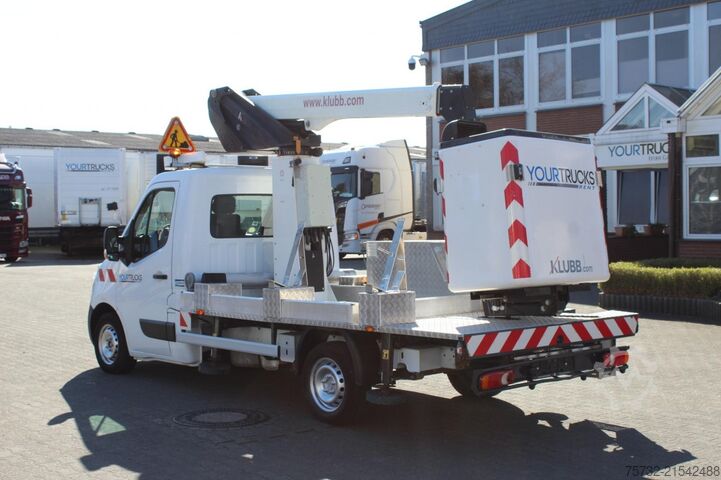 Vrachtwagenhoogwerker Renault Master  Bühne KLUBB 11m   2 Personen Korb 200kg