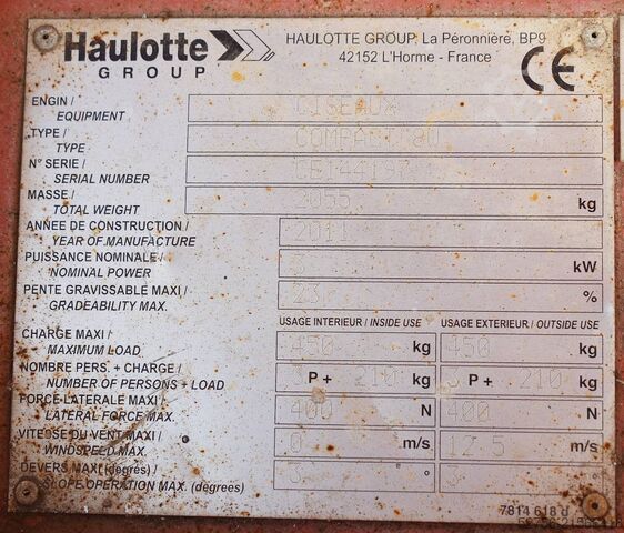 Sakselevator Haulotte Compact 8W