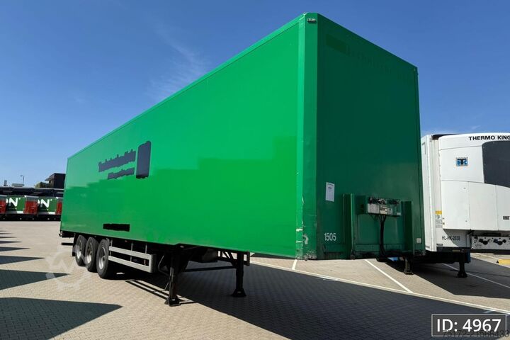 Koffer Van Eck PT-3 / BPW Drum / Roll up door