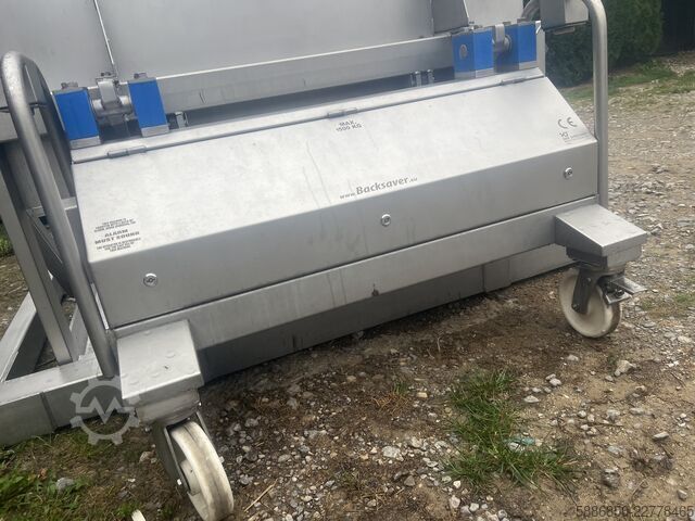 Ribaltatore per cassoni Palox 1700 mm, 220V, con batteria Backsaver 