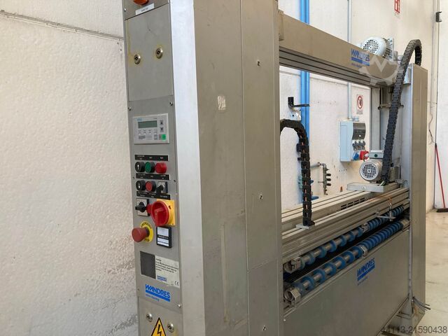 Μηχάνημα βουρτσίσματος + μηχάνημα φαρδιάς ταινιολειαντήρας WANDRES CH 29 M/900/1300 + BI 99 DS/3/1300 + HSC