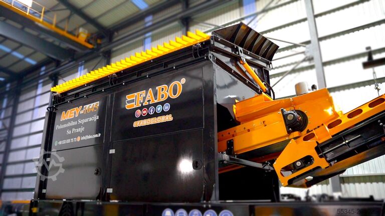 Zeefmachine FABO Screening Machine Sand Screening Washing Plant