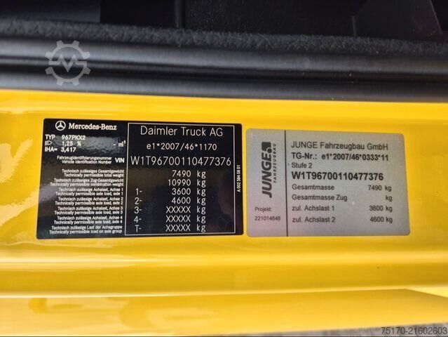 Koffer Mercedes-Benz Atego 816 4x2 Möbelkoffer 3 Sitze