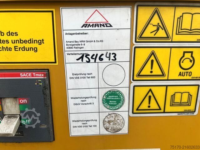 Macchina edile CAT DE200E3 Stromerzeuger / 180KVA / 2017 / 12.921h