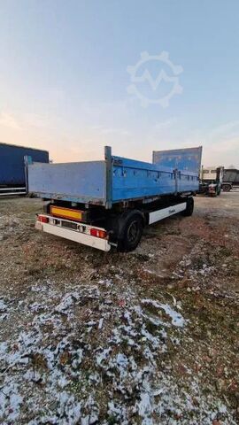 Remorque à plate-forme Krone 6 x Jumbo Lafette m. Pritsche+Bordwände 1.18m ...