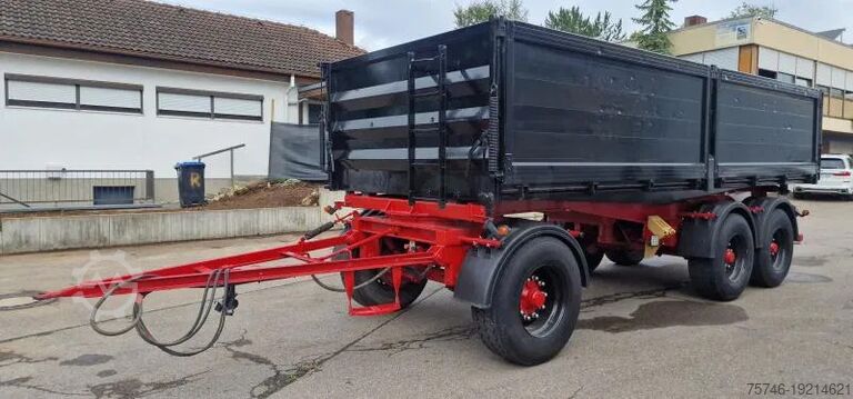 Kipper Reisch 3- Achs 3-Seiten 20 m³ Kippanhänger Alu/Stahl 3...