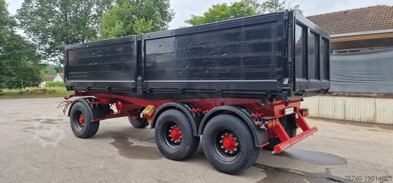 Kipper Reisch 3- Achs 3-Seiten 20 m³ Kippanhänger Alu/Stahl 3...