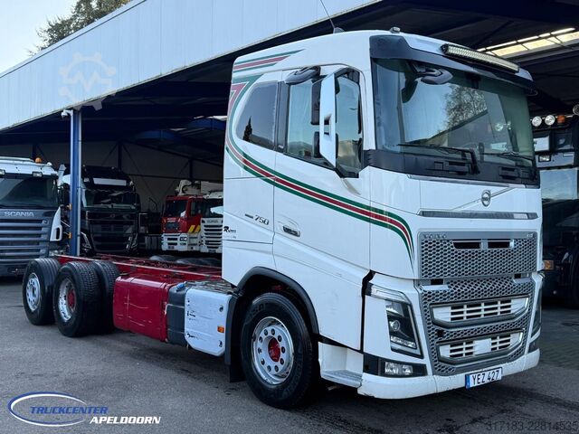 Chassis cabine Volvo FH 750 Stuuras, Naafreductie, Euro 6, Luchtvering
