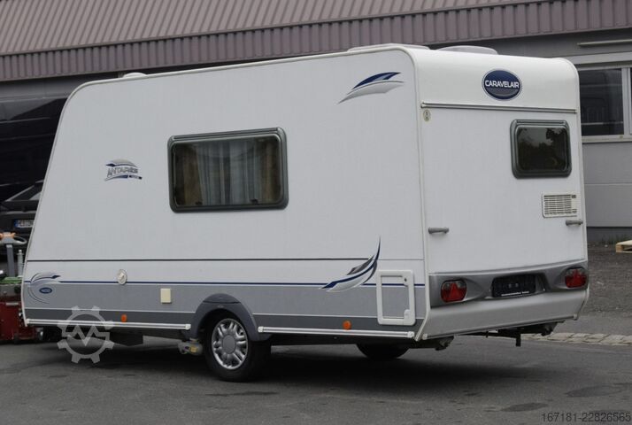 Caravan CARAVELAIR Antarex Luxe 400 mit Mover und Sackmarkise