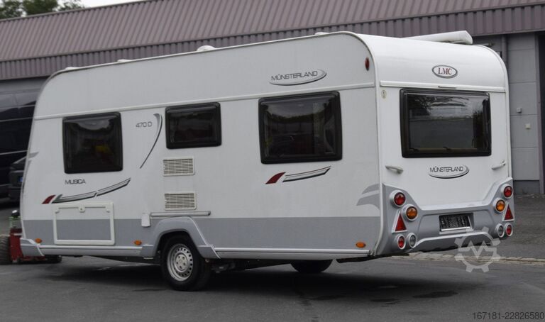 Caravan LMC Musica 470 D mit Mover und Markise