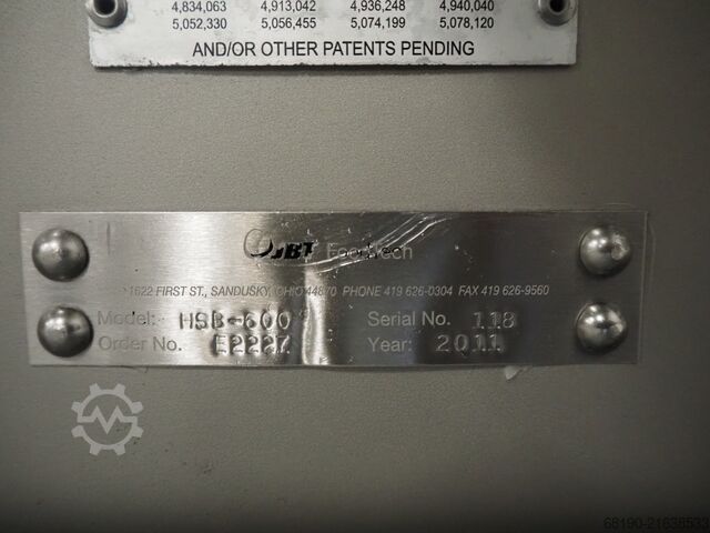 Meat processing machine JBT Stein HSB-600