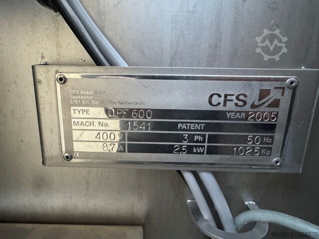 Pre-rebozador CFS OptiFlour preduster OPf600