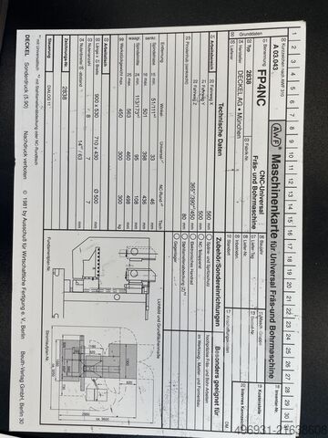 Fresadora de herramientas Deckel FP4 NC