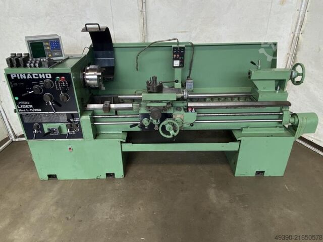 L + Z lathe with digital readout / Ø 520 x 1500 mm, engine lathe PINACHO L-11/260