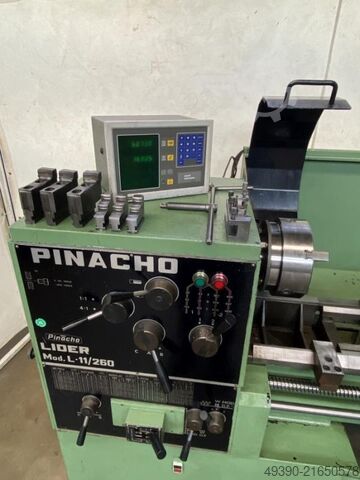 L + Z lathe with digital readout / Ø 520 x 1500 mm, engine lathe PINACHO L-11/260