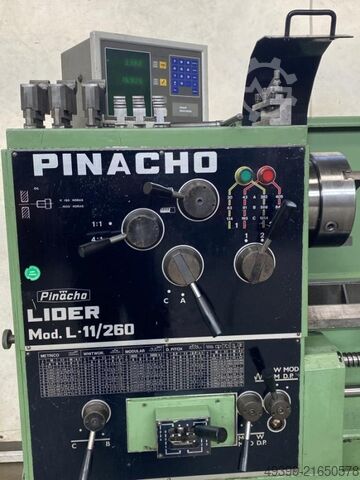 L + Z lathe with digital readout / Ø 520 x 1500 mm, engine lathe PINACHO L-11/260