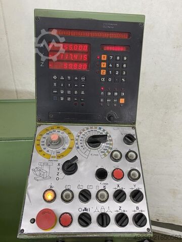 Universal tool milling machine with HEIDENHAIN TNC 131, universal milling machine. MAHO MH 600 P