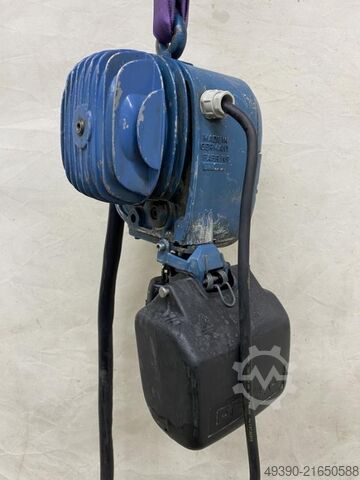 Electric chain hoist, crane 125 kg with fine lift, electric hoist, electric chain hoist, electric ch DEMAG PK1N-F