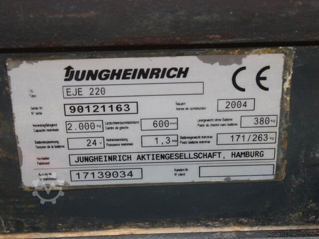 Manuel palleløfter Jungheinrich EJE 220