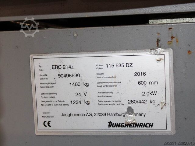 Manuel stabler Jungheinrich ERC 214z  115-535DZ