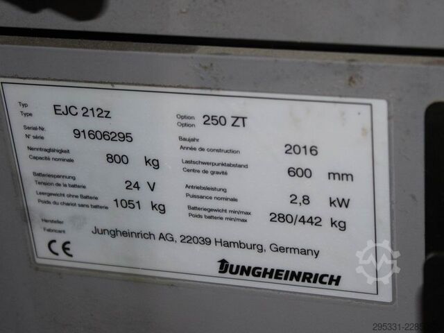 Manuel stabler Jungheinrich EJC 212z   250ZT