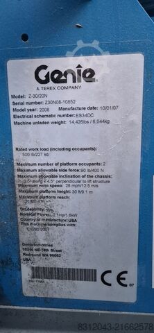 Telescopic work platform Genie Z-30/20 N