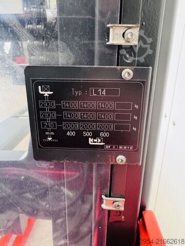 Handmatige stapelaar Linde L 14 i Initalhub
