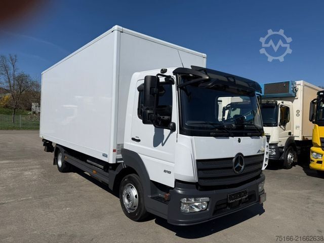 Box van MERCEDES-BENZ ATEGO 818 L Koffer 6,10 m LBW 1 to.*AHK*EURO 6 E