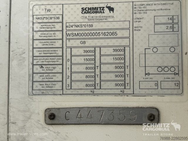 Ψυκτικός ημιρυμουλκούμενος Schmitz Cargobull Tiefkühler Standard Ladebordwand