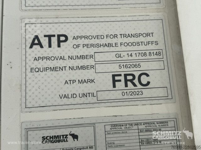 Ψυκτικός ημιρυμουλκούμενος Schmitz Cargobull Tiefkühler Standard Ladebordwand