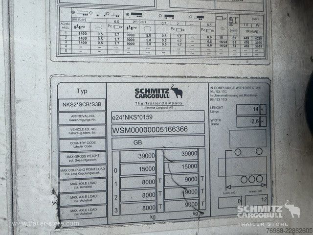Ψυκτικός ημιρυμουλκούμενος Schmitz Cargobull Tiefkühler Multitemp Trennwand
