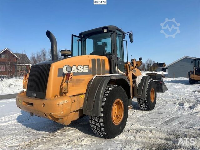 Wheel loader CASE 721E wheel loader w/ bucket. WATCH VIDEO.