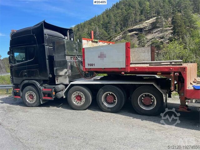 Standaard-SZM Scania R144 8x4 tractor w/ Hydraulics and 2004 Damm SE-51