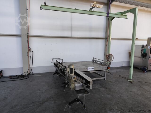 Poloautomatický depaletizér nových skleněných lahví BEYER / KETTNER BEYER / KETTNER 
