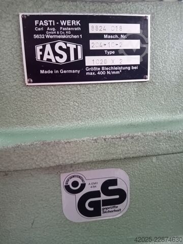 Mašina za savijanje lima sa graničnikom FASTI - 204 - 10 - 2