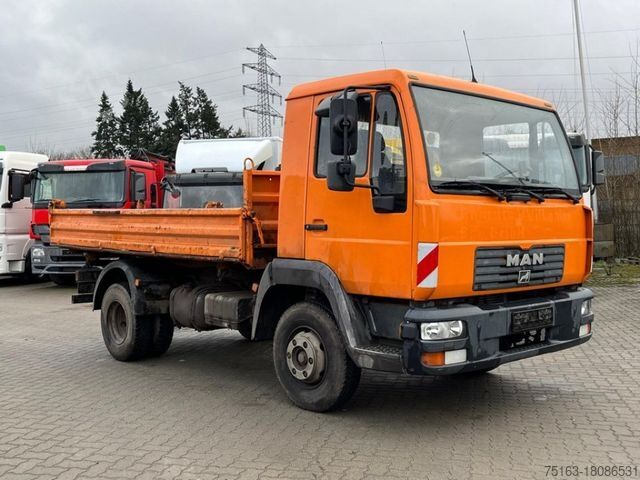 Driezijdige kipper bestelwagen MAN LE 8.180 K 2-Achs Kipper Meiller