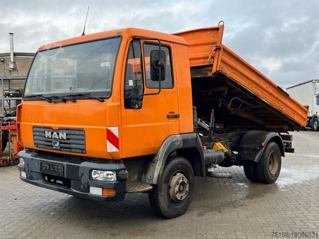 Driezijdige kipper bestelwagen MAN LE 8.180 K 2-Achs Kipper Meiller
