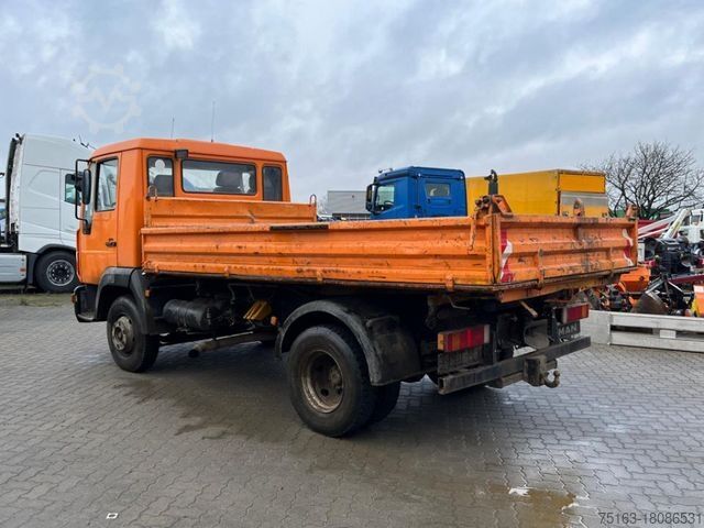 Driezijdige kipper bestelwagen MAN LE 8.180 K 2-Achs Kipper Meiller