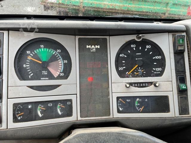 Driezijdige kipper bestelwagen MAN LE 8.180 K 2-Achs Kipper Meiller