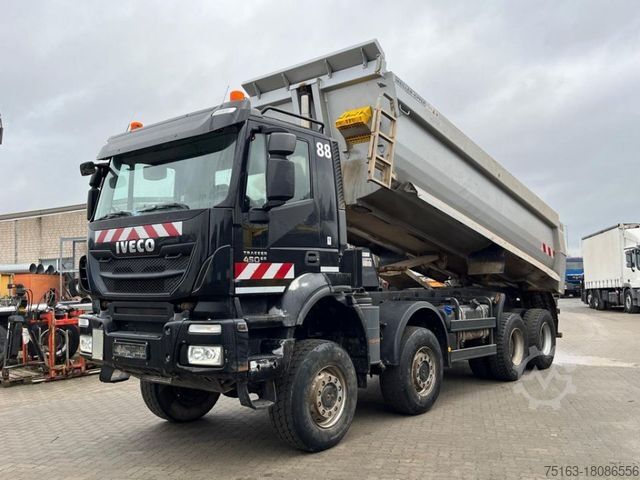 Kipper LKW IVECO TRACKER AD450TW 4 Achs Muldenkipper Meiller