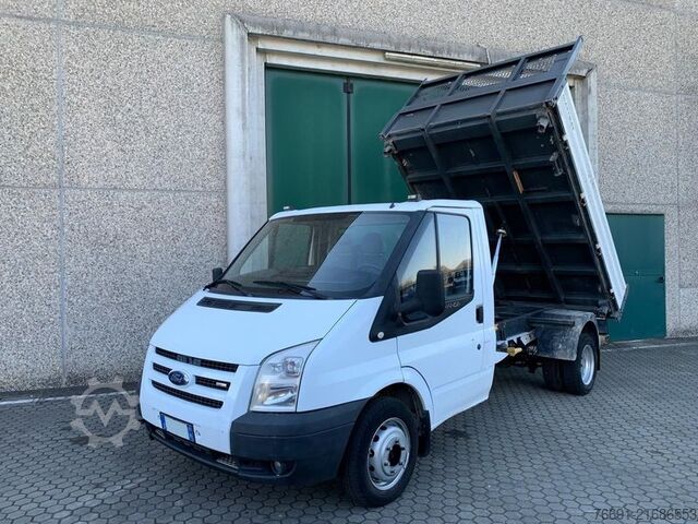 Transporter mit Kipper Ford Transit 350 - Ribaltabile Trilaterale