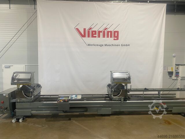 Kétvágású gérvágó fűrész alumínium profilokhoz Emmegi Twin Libra