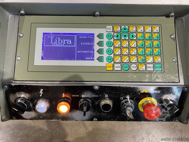 Kétvágású gérvágó fűrész alumínium profilokhoz Emmegi Twin Libra