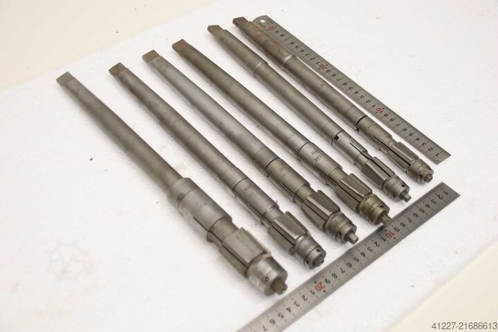Maskin-reamere MK3, 6 stk. Kahaco RD Ø 24 bis 38 mm einstellbar